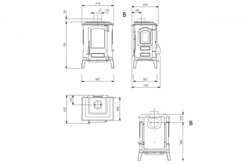 Preview: Kaminofen Giulietta X von La Nordica